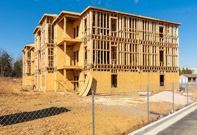 a long-lasting temporary fence helping to keep construction zones safe in Iselin